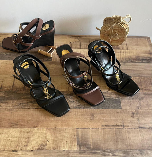Ysl sandals heels - wedges