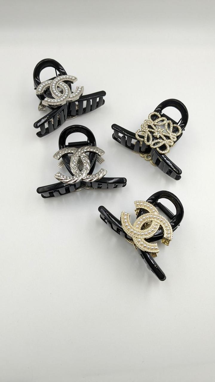 Chanel hair clip jewelry