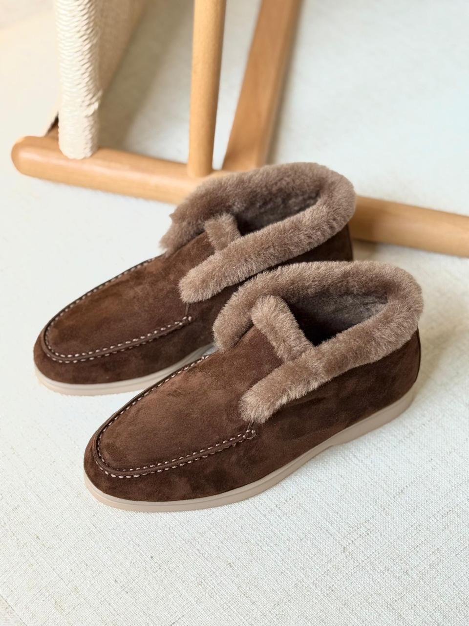 Loro piana loafer with fur