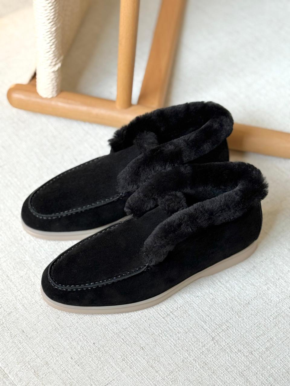 Loro piana loafer with fur
