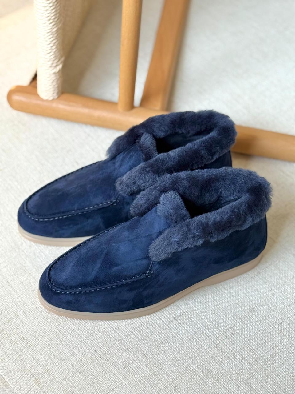 Loro piana loafer with fur