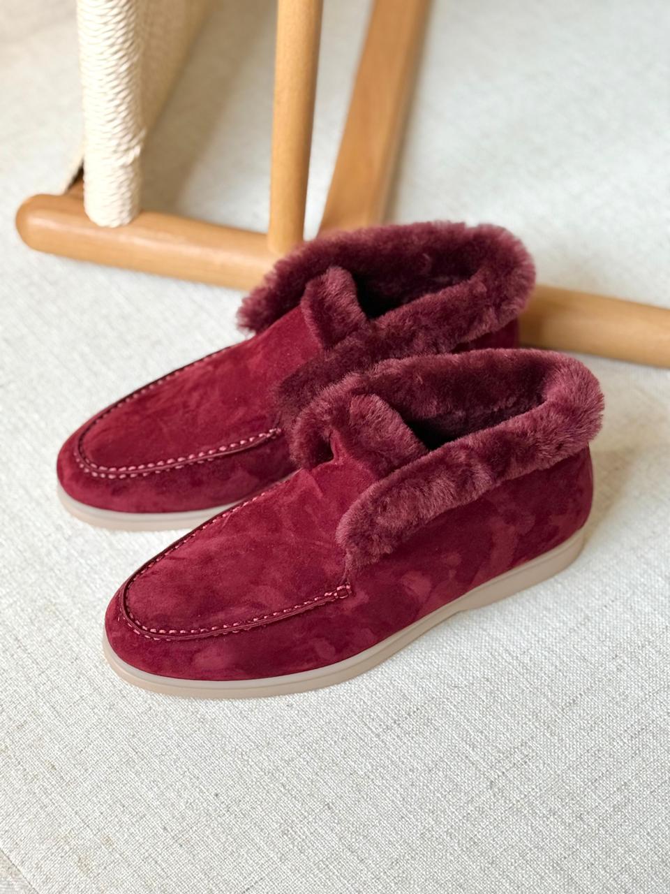 Loro piana loafer with fur