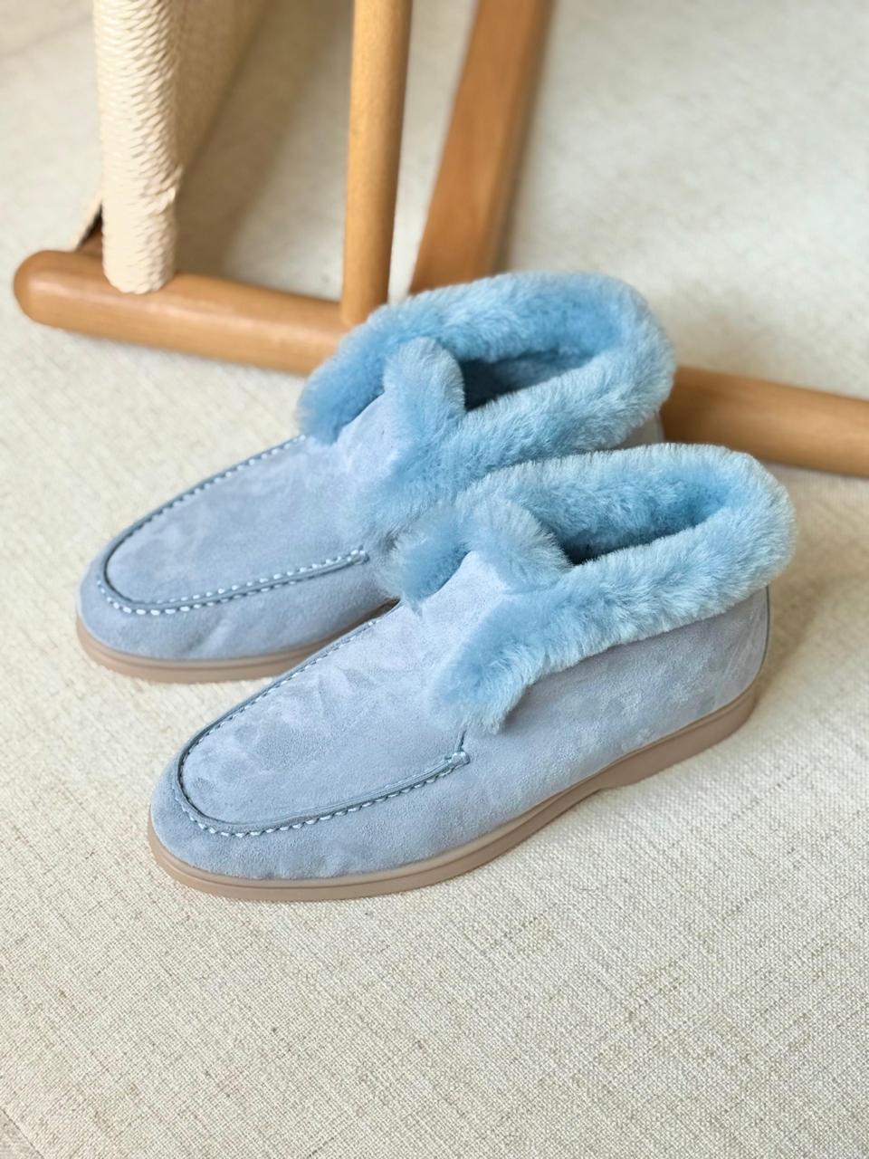 Loro piana loafer with fur