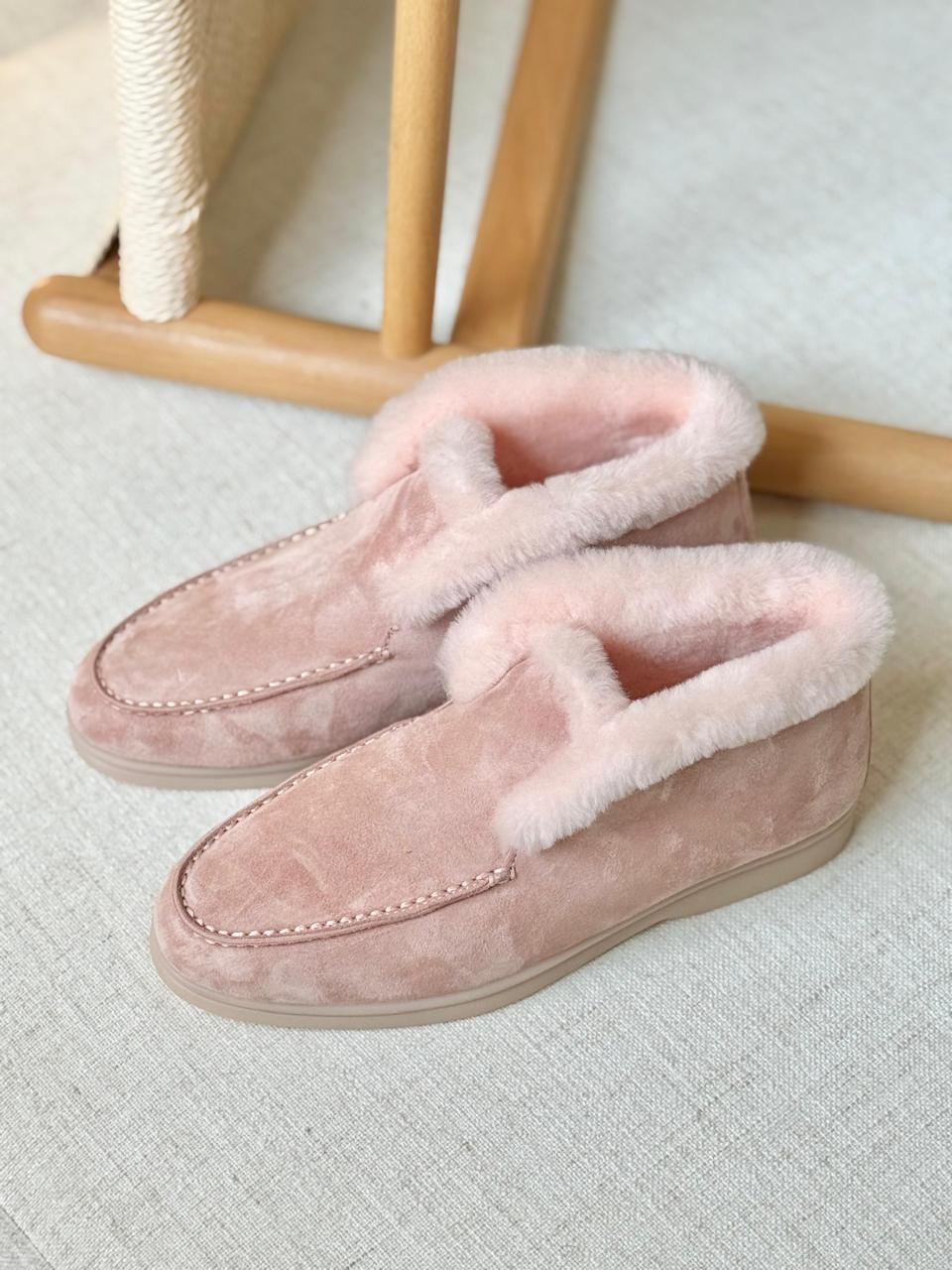 Loro piana loafer with fur