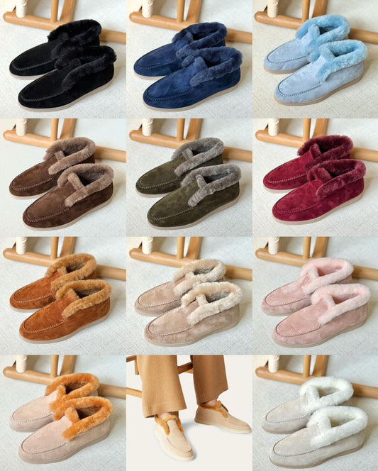 Loro piana loafer with fur