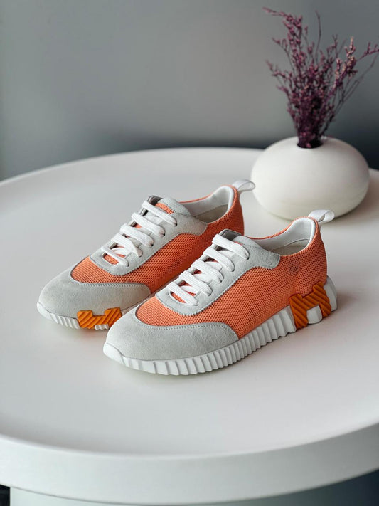 Hermes sneakers - orange