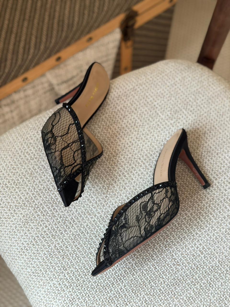 Andrea wazen sandals heels
