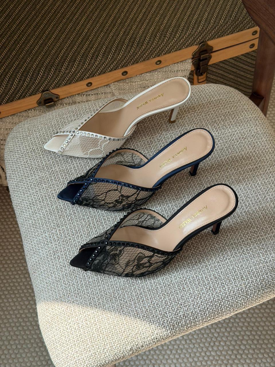 Andrea wazen sandals heels