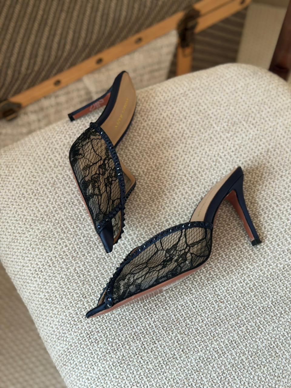 Andrea wazen sandals heels