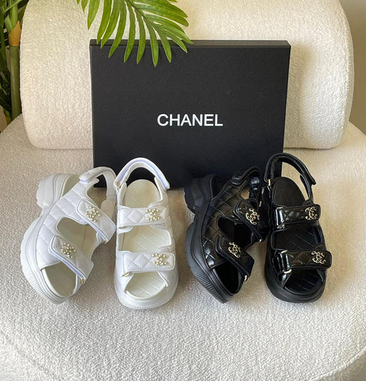 Chanel sandals.