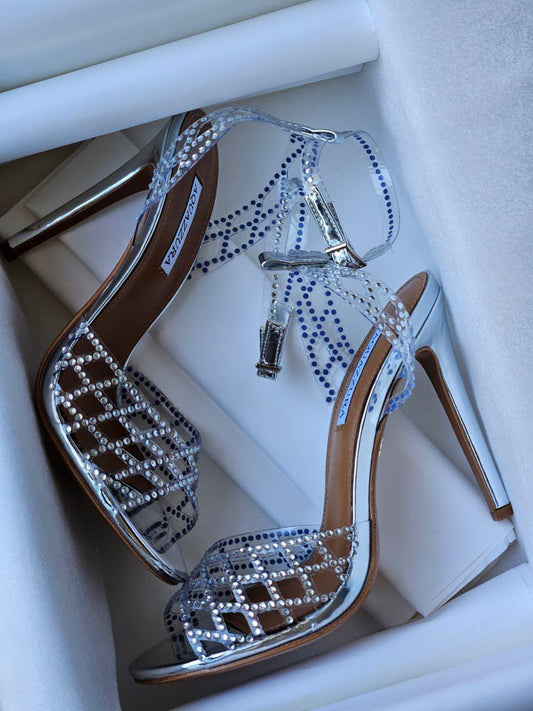 Aquazurra sandals heels