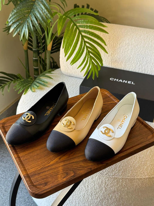 Chanel heels (low heels) - ballerina