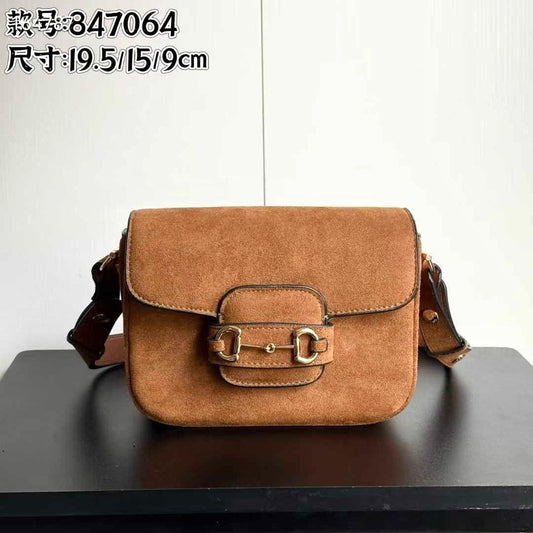 Gucci bag suede