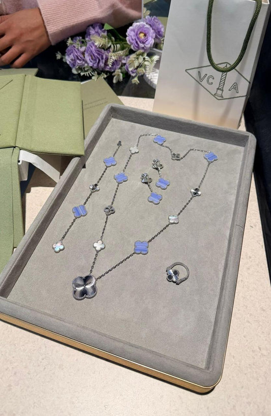 Van cleef jewelry set 4 pcs