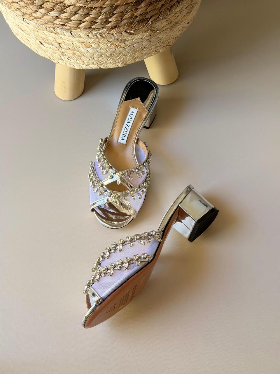 Aquazurra sandals heels