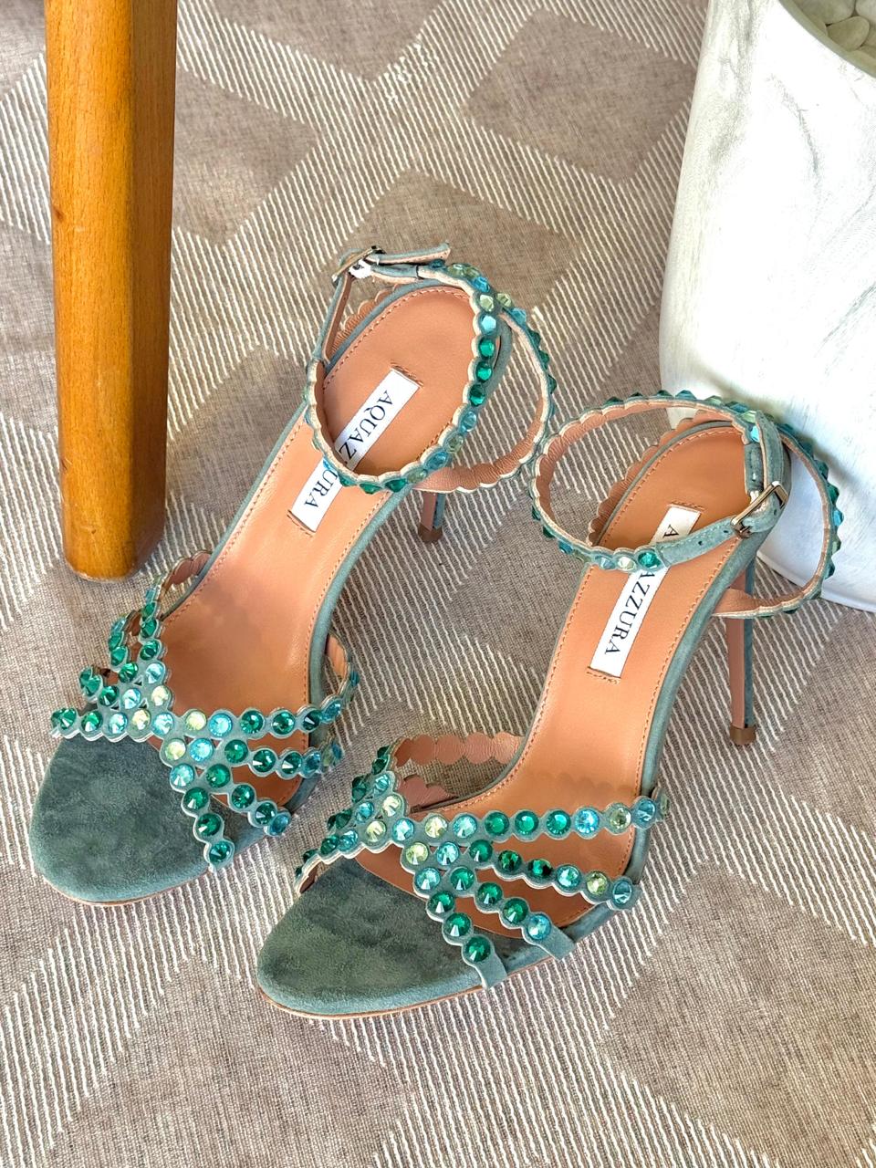 Aquazurra sandals heels