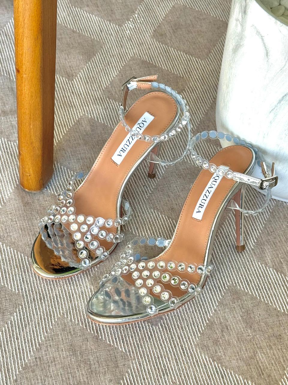 Aquazurra sandals heels