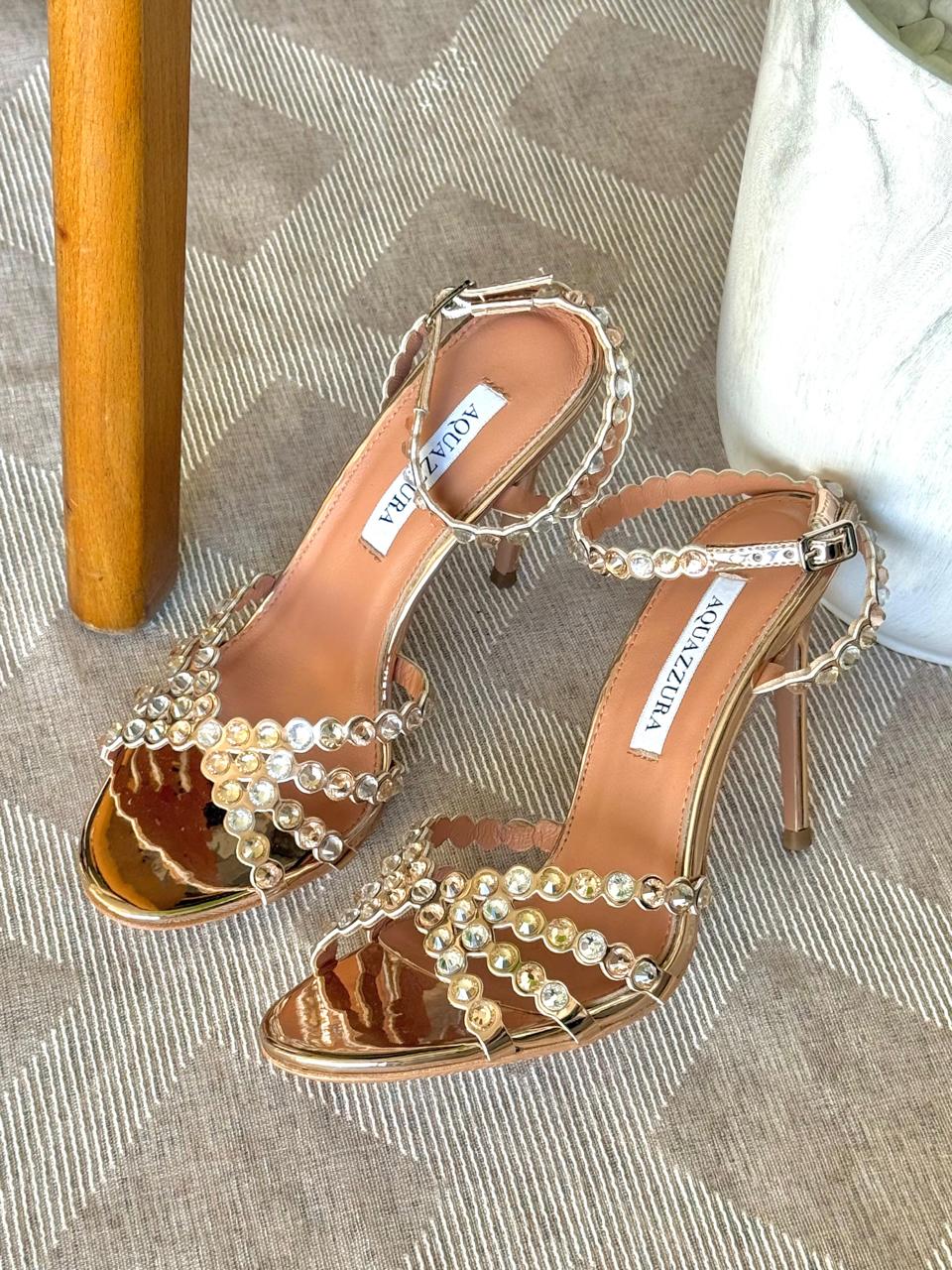 Aquazurra sandals heels