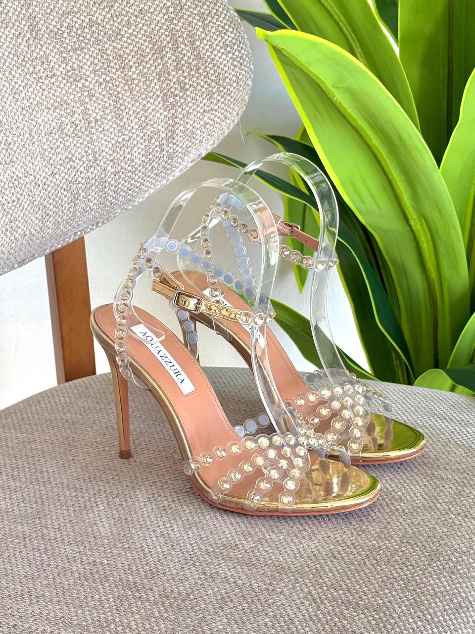 Aquazurra sandals heels