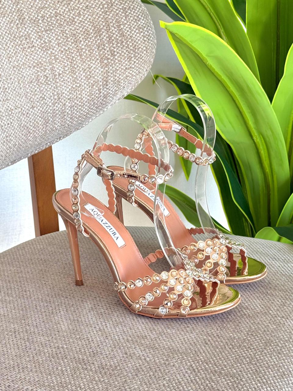 Aquazurra sandals heels