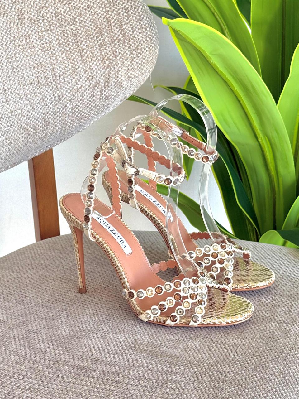 Aquazurra sandals heels