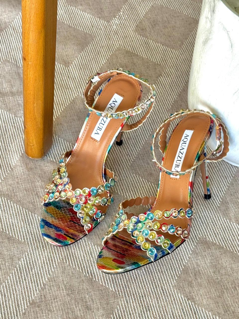 Aquazurra sandals heels