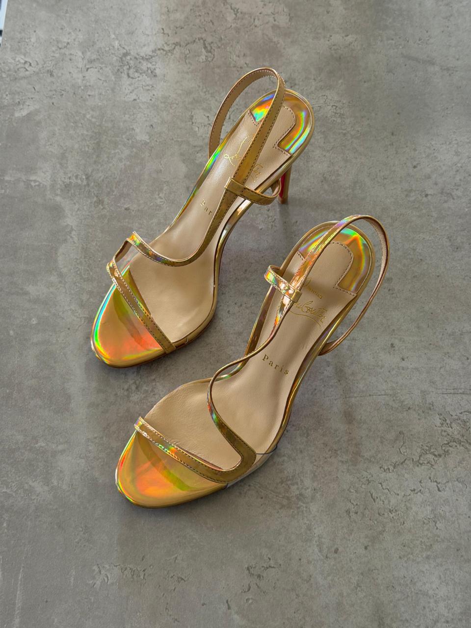 Christian louboutin sandals heels