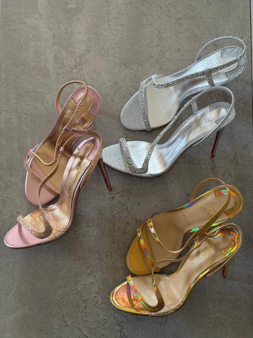 Christian louboutin sandals heels
