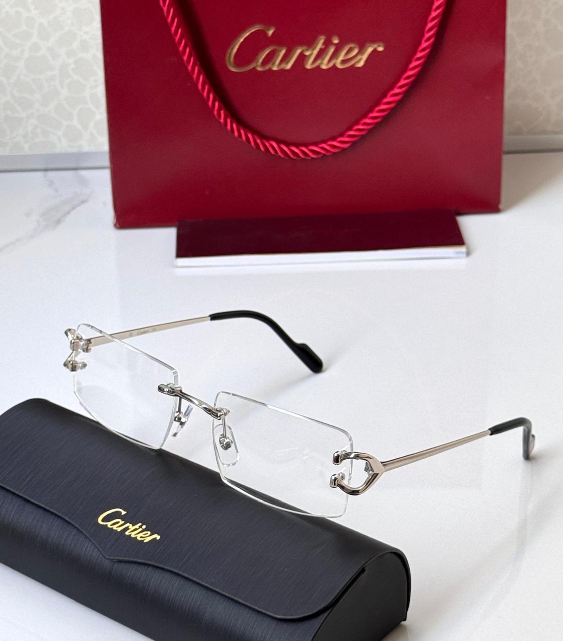 Cartier sunglasses transparent men and women