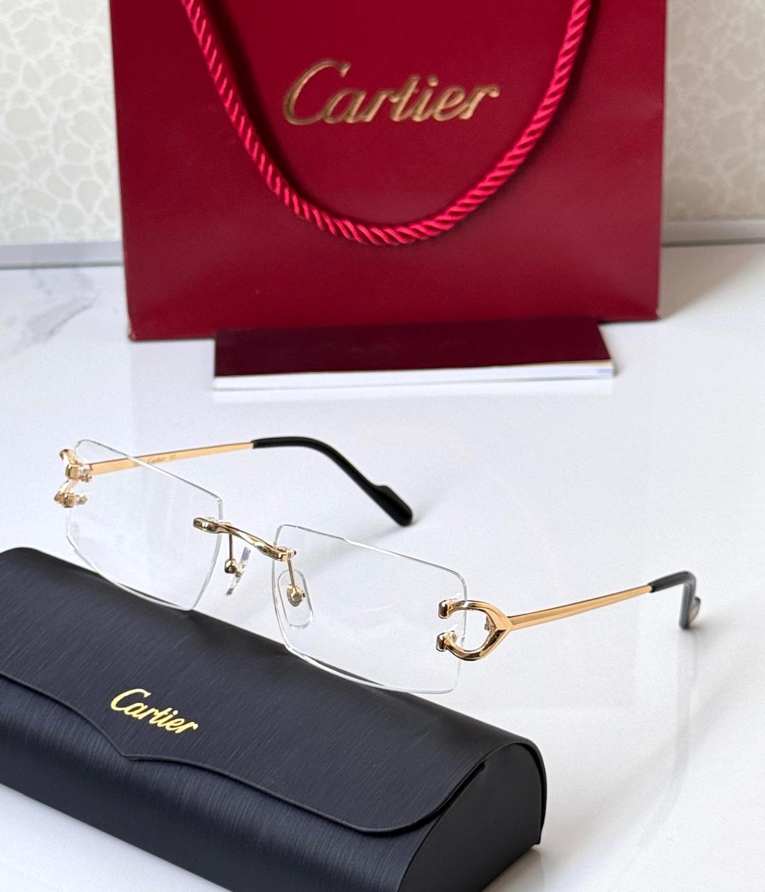 Cartier sunglasses transparent men and women