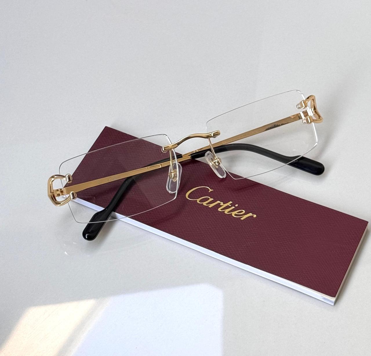 Cartier sunglasses transparent men and women