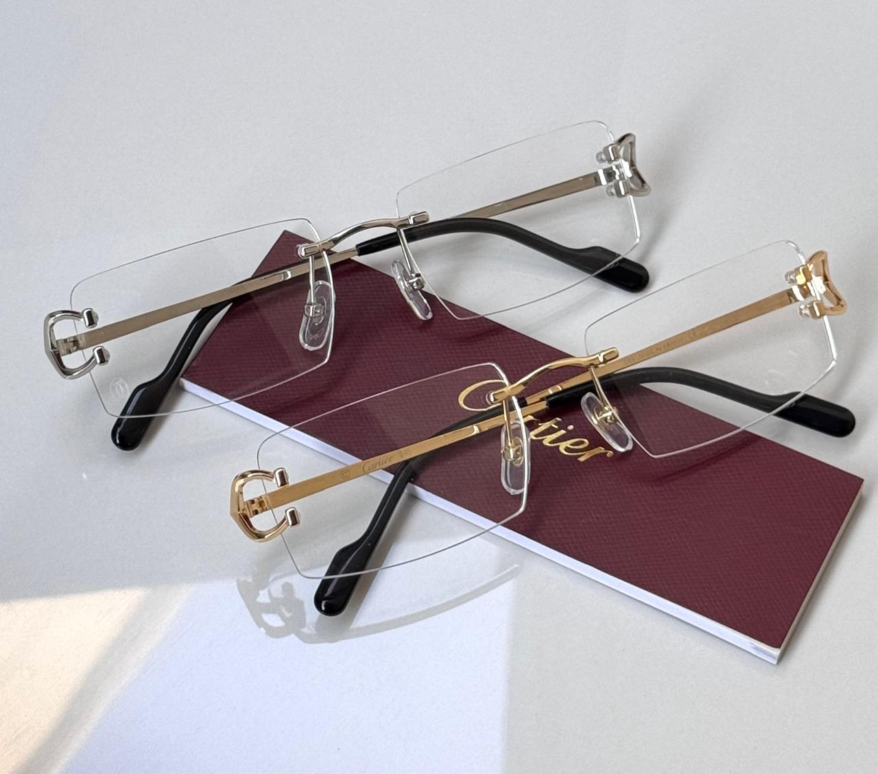 Cartier sunglasses transparent men and women