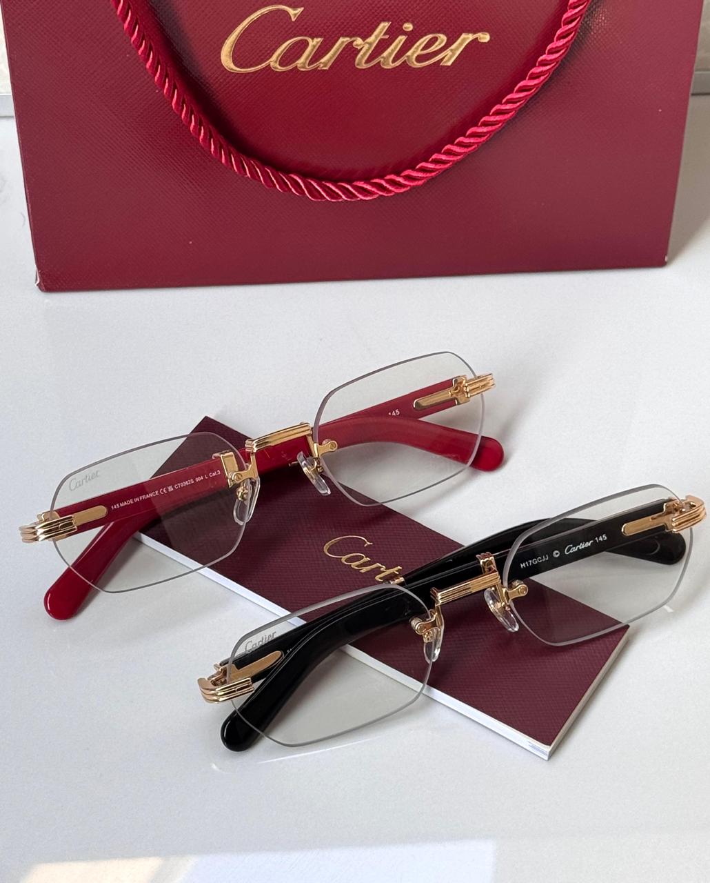 Cartier sunglasses transparent men and women