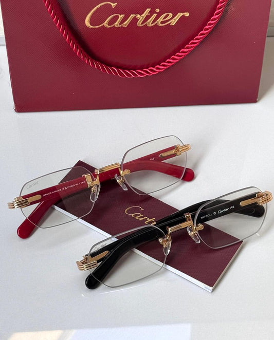 Cartier sunglasses transparent men and women
