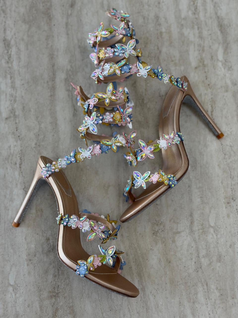 Rene caovilla sandals heels