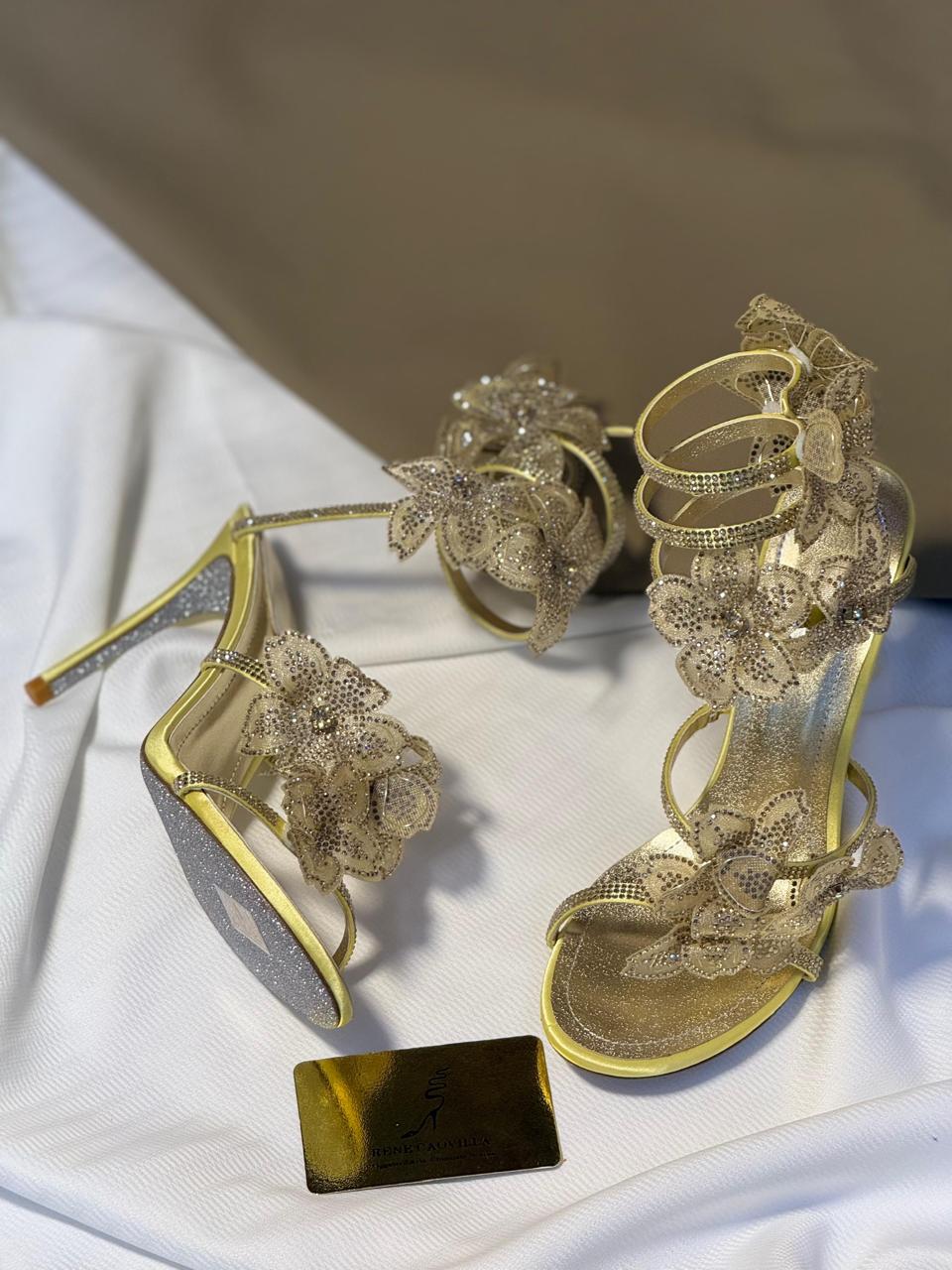 Rene caovilla sandals heels