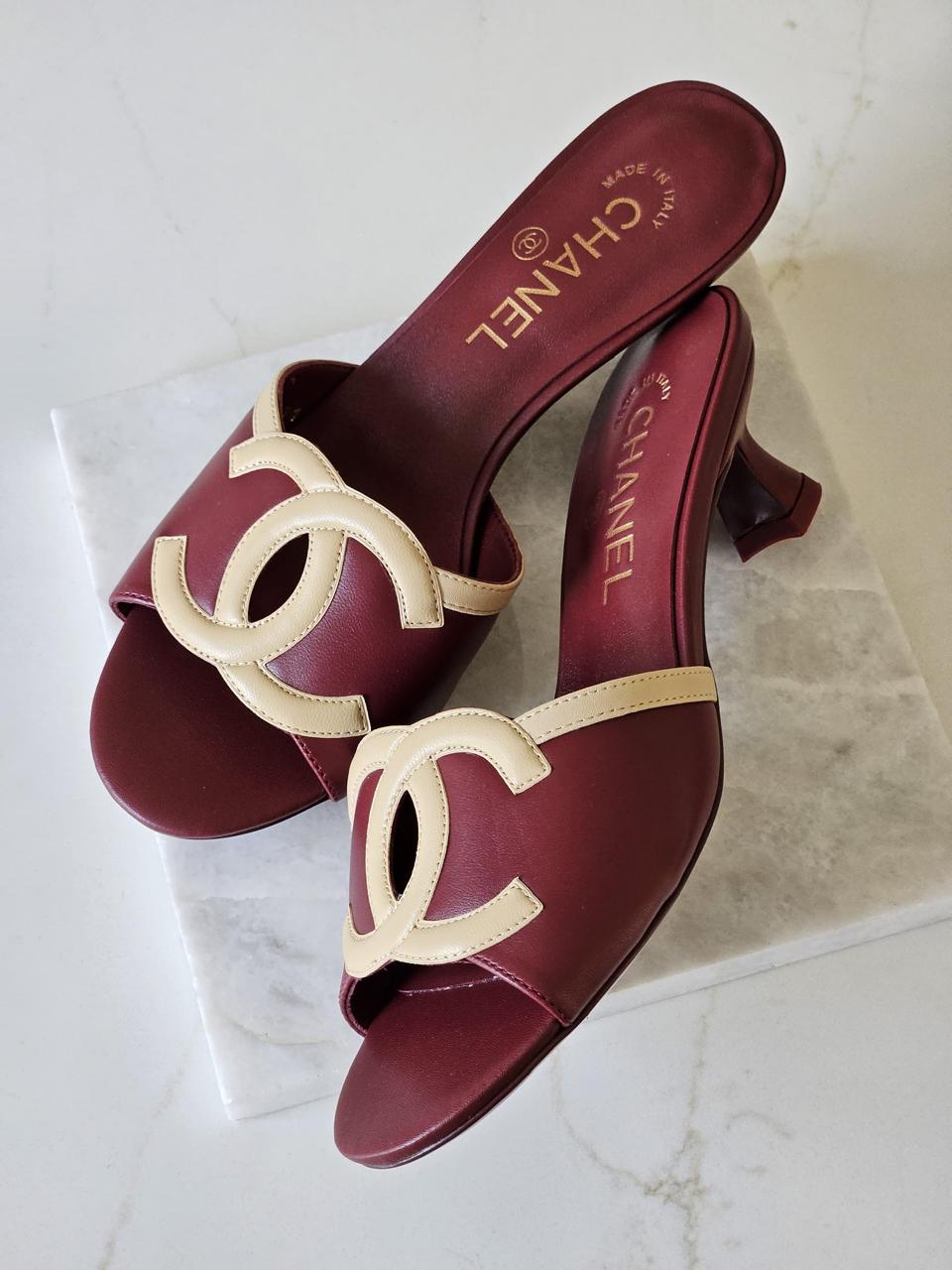 Chanel sandals heels