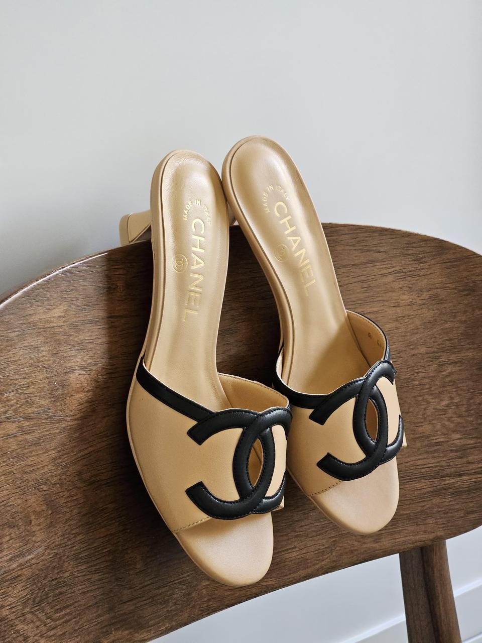 Chanel sandals heels