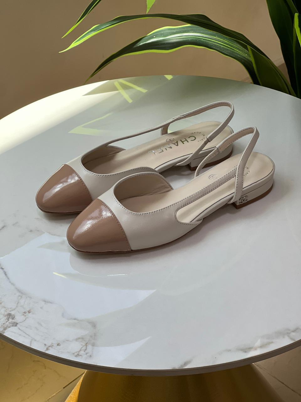Chanel heels - low heels flat
