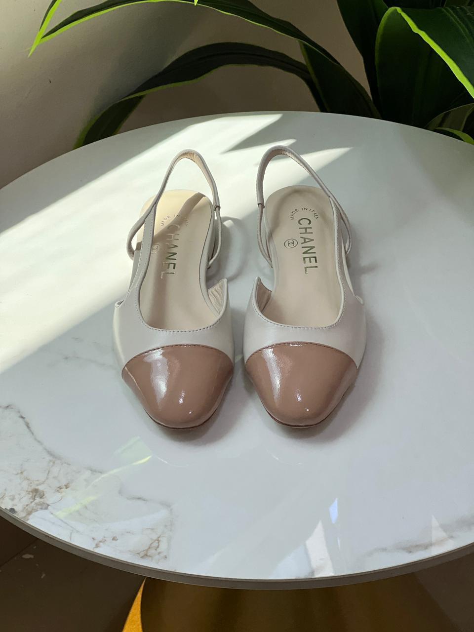 Chanel heels - low heels flat