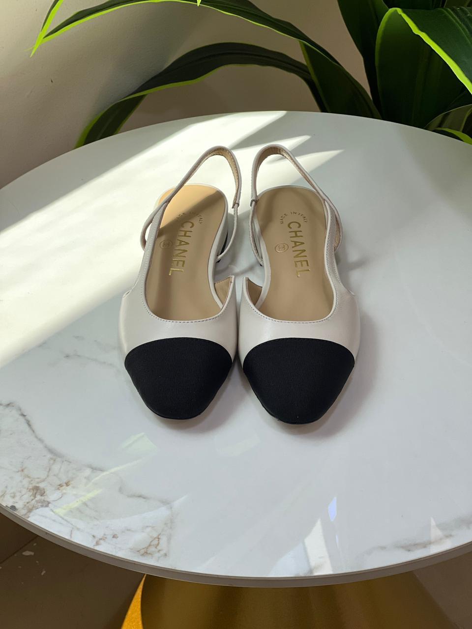 Chanel heels - low heels flat