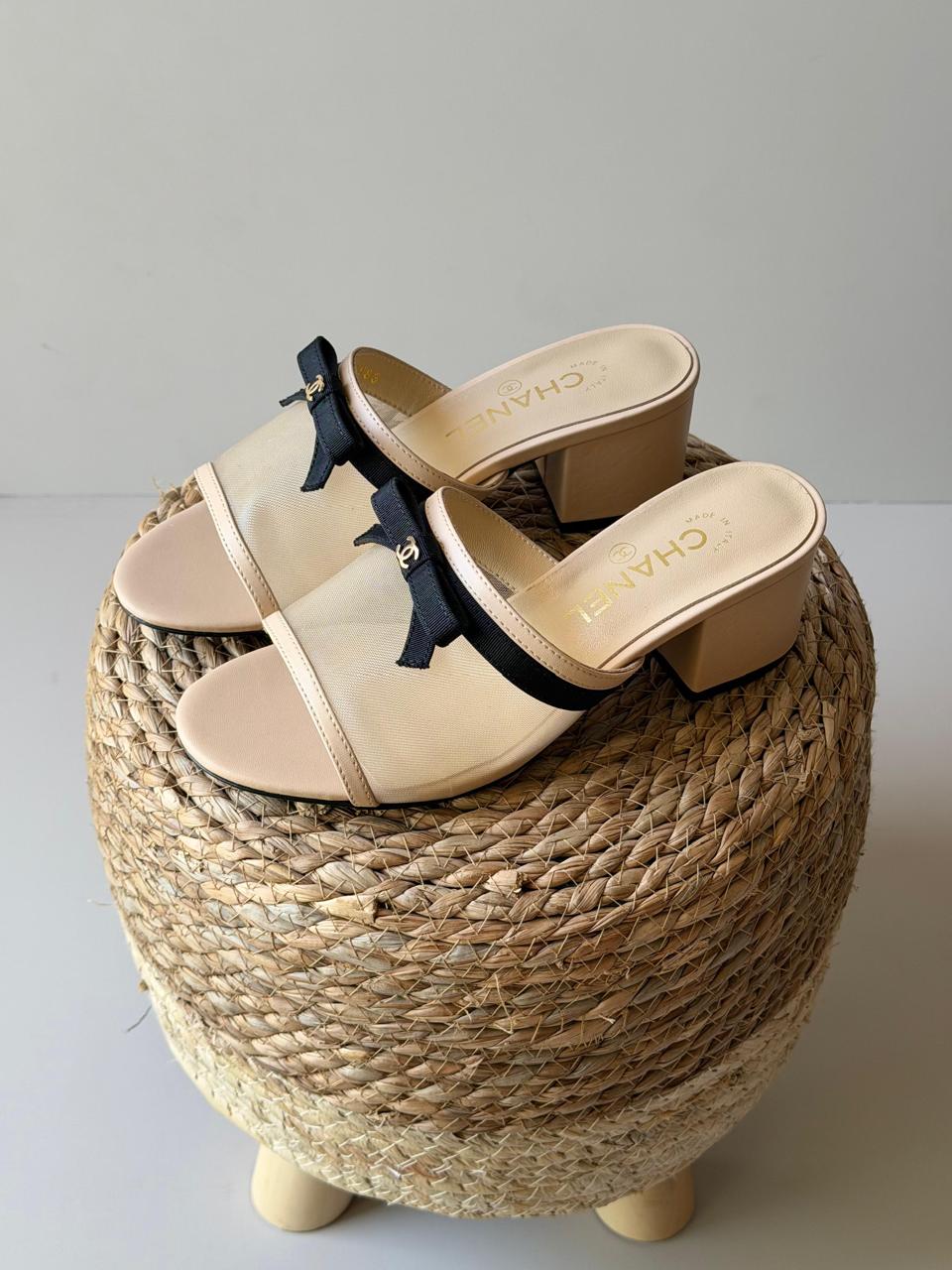 Chanel sandals heels