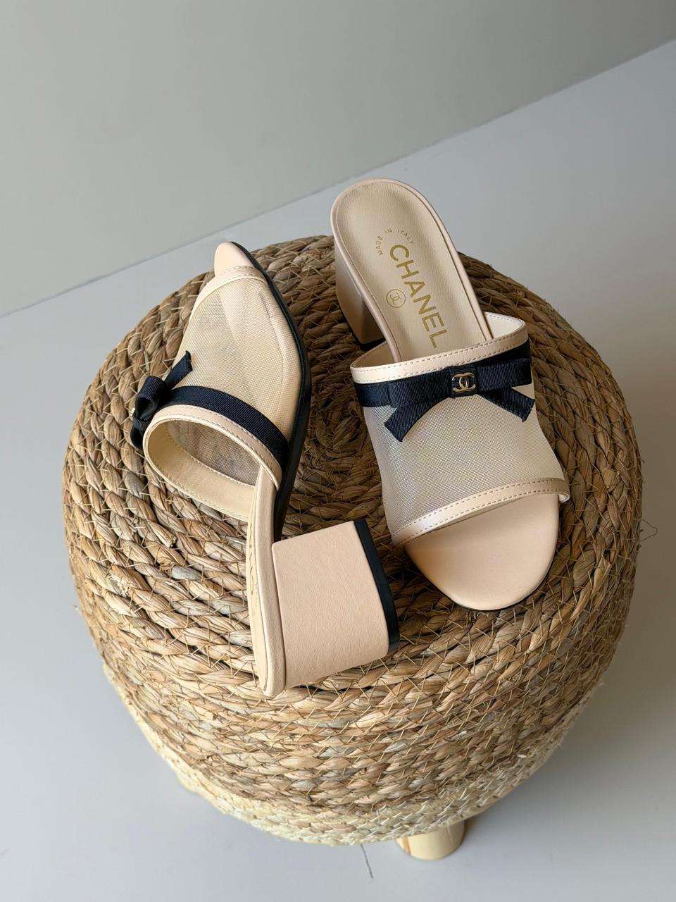 Chanel sandals heels