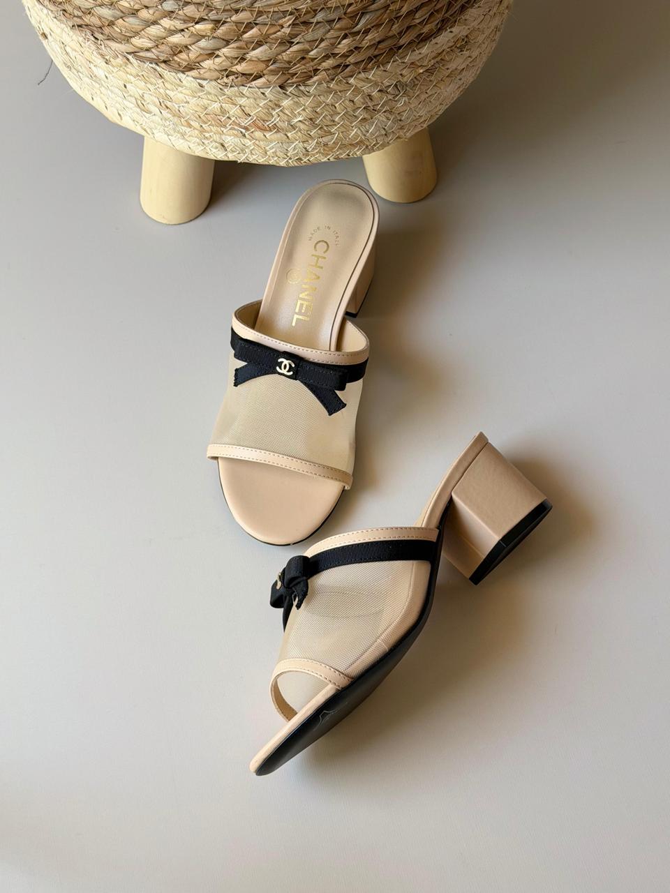 Chanel sandals heels