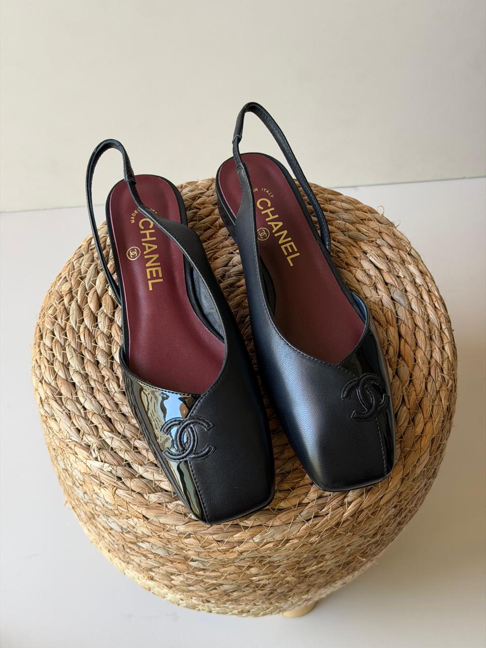 Chanel heels - low heels flat