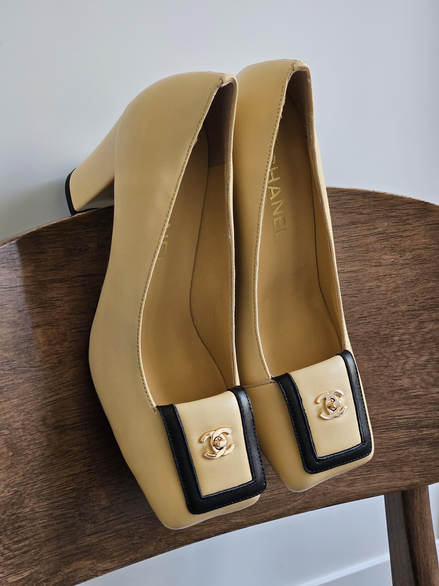 chanel heels