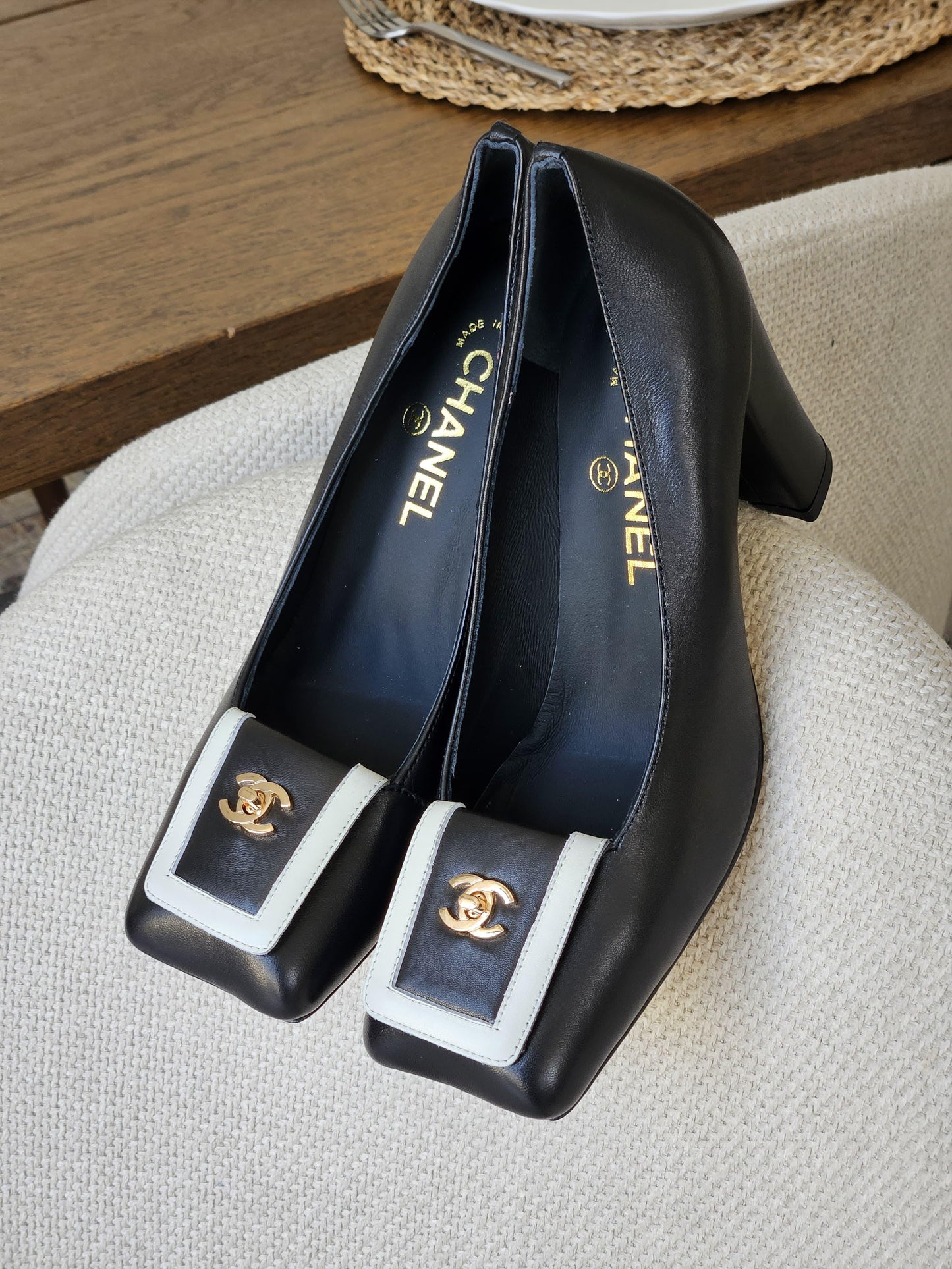chanel heels