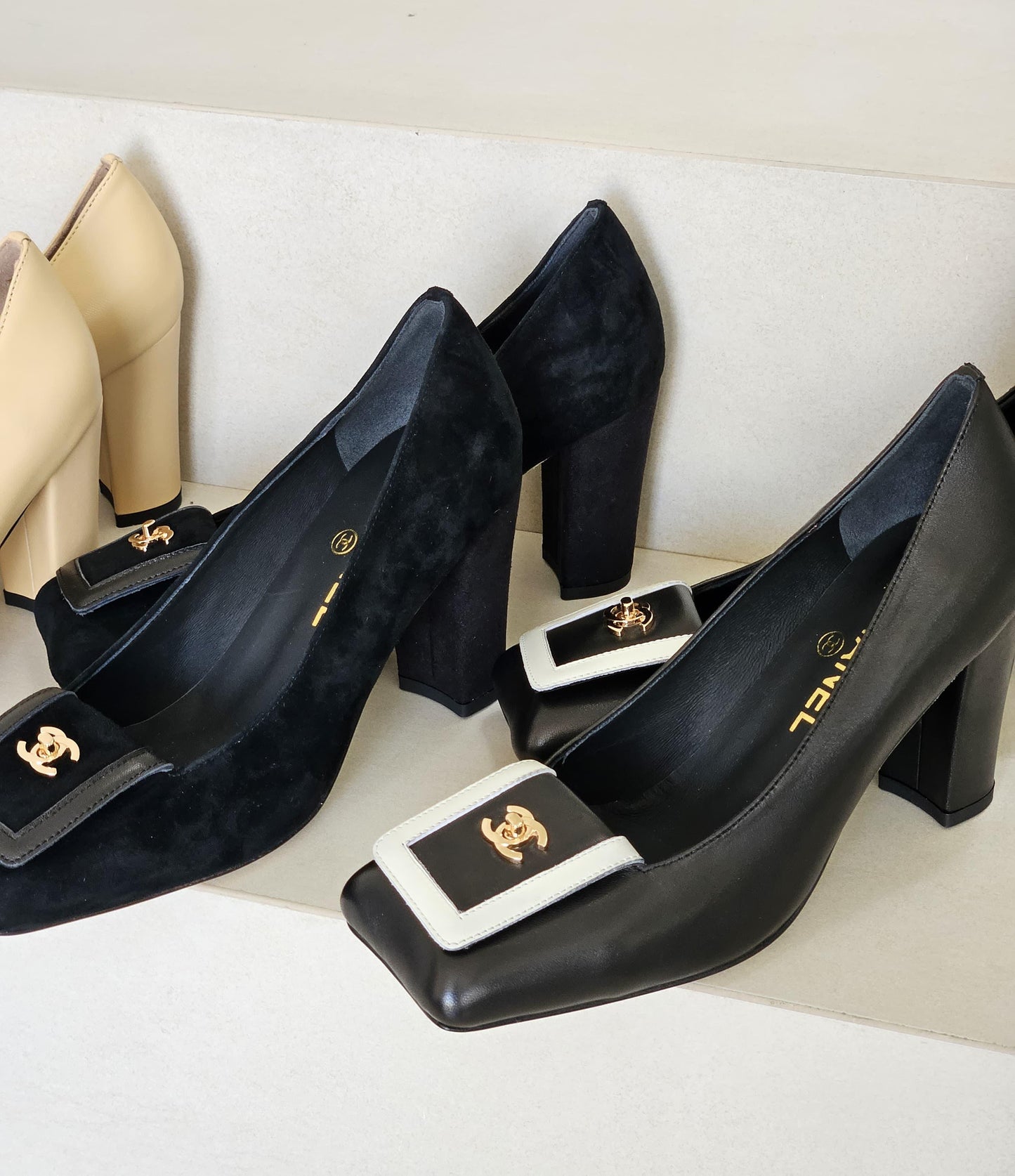 chanel heels