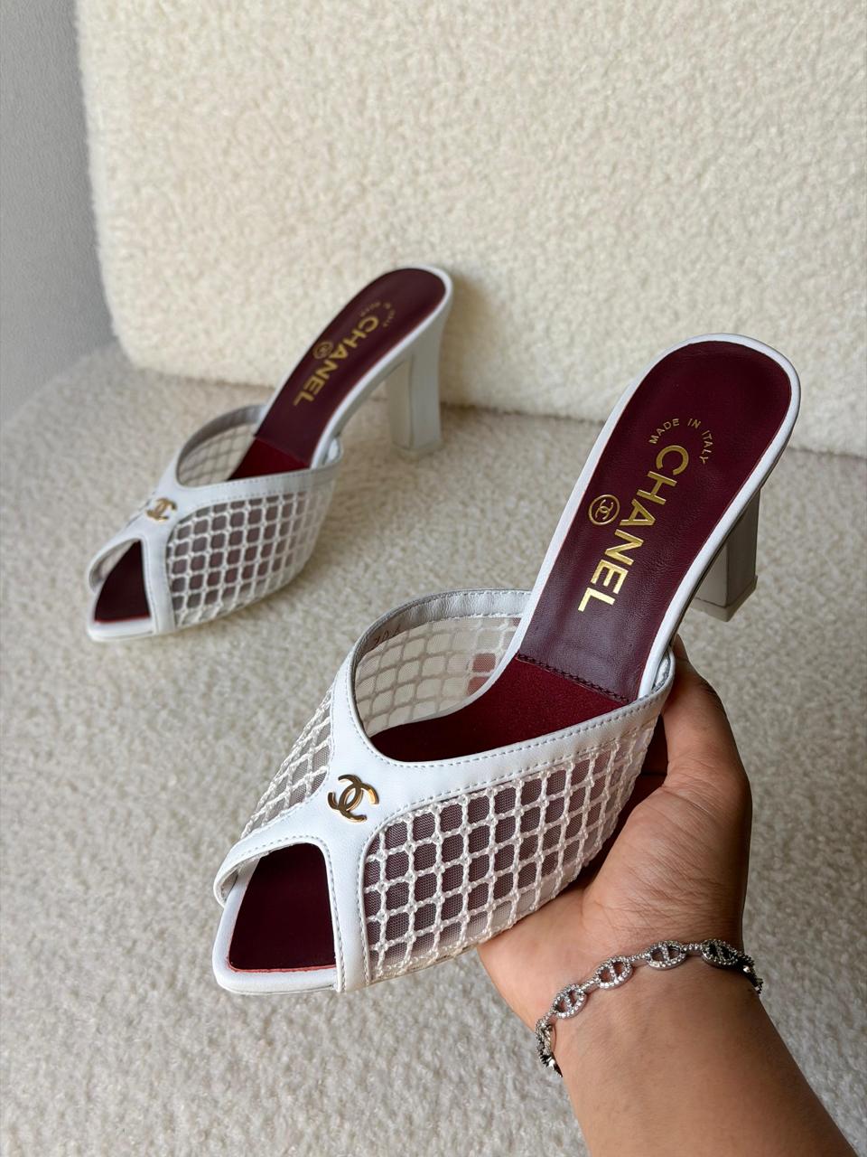 Chanel sandals heels