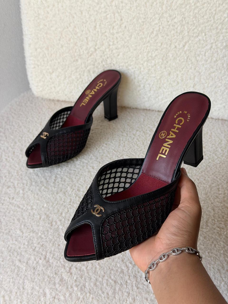 Chanel sandals heels